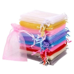 Bolsa de Organza 7X9.  Paquete x 10                      Paquete x 10.