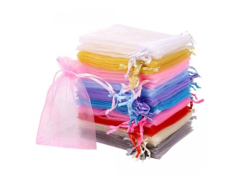 Bolsa de Organza 7X9.  Paquete x 10                      Paquete x 10.